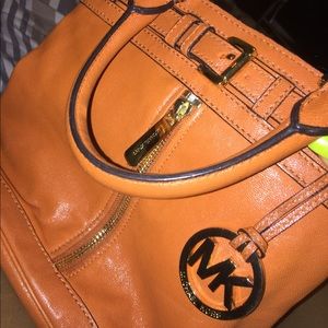 Orange Michael kors mini bag